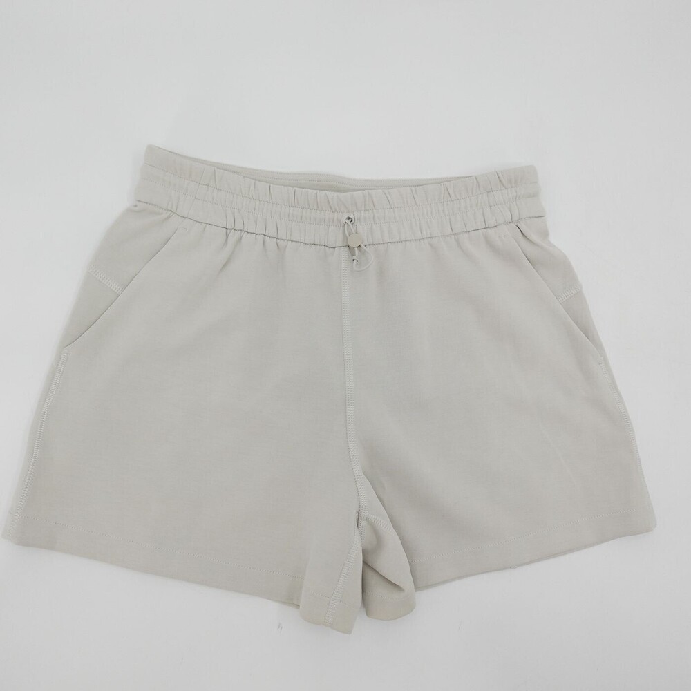 Lululemon Shorts Womens Size 8 Ivory Pull On Drawstring Softstreme Athletic